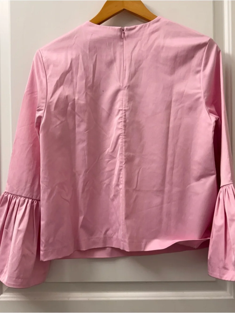 H&M Light Pink Ruffle Sleeve Top - Picture 2 of 3